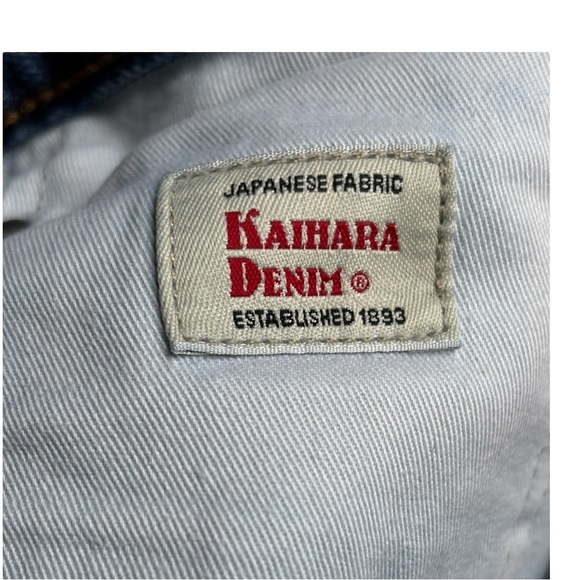 J Crew  Mens 34 X 32 770 Kaihara Japanese Denim Blue Jeans That Sit Below Waist - Picture 8 of 12